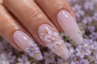 Illustrative AI manicure — Soft & delicate